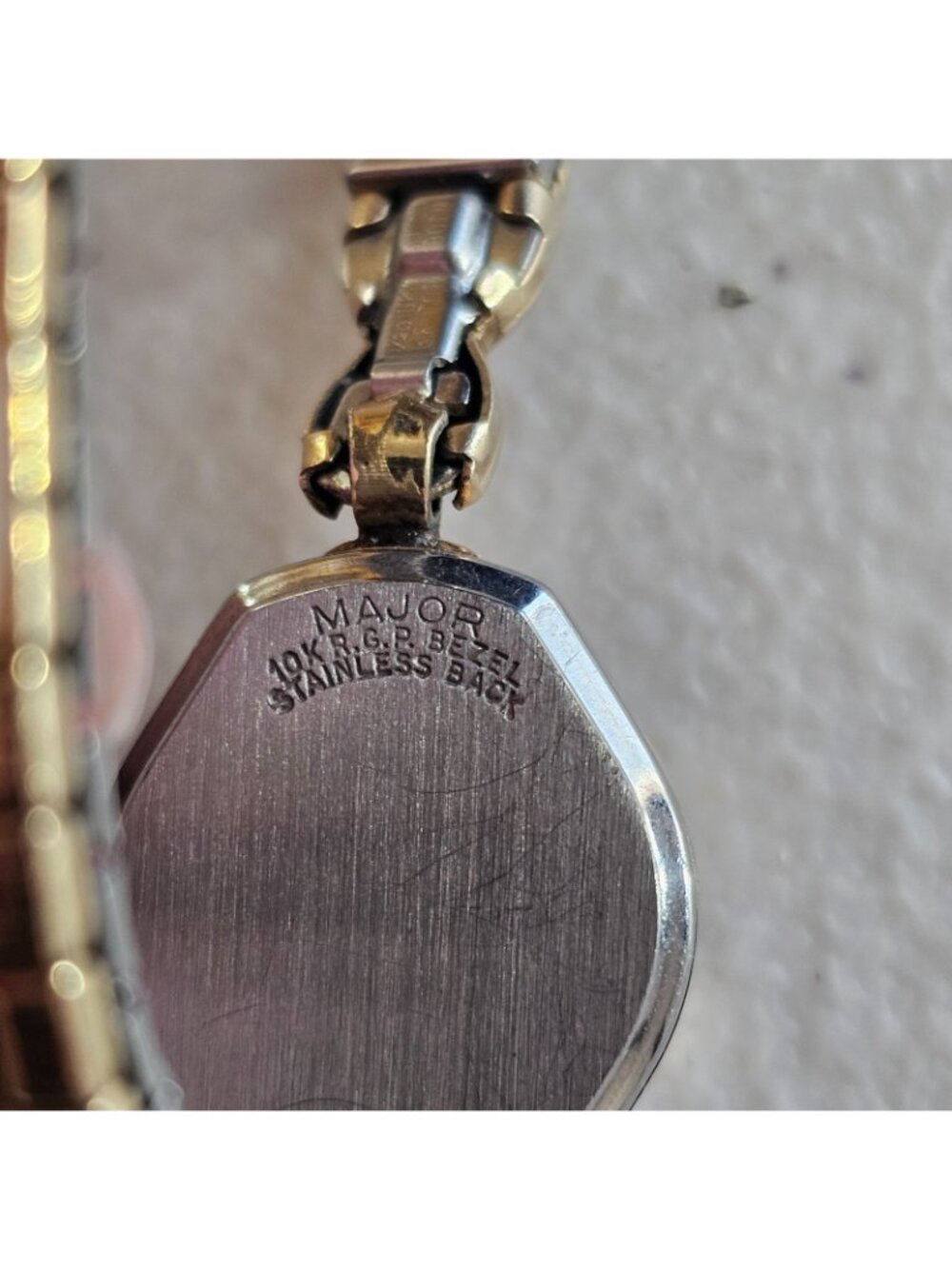 Vintage Kaltron 17J Mechanical Watch 10K RGP Bezel Runs - Parts/Repair - Picture 4 of 7